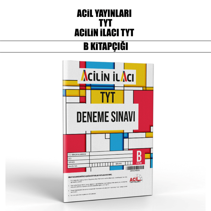 ACİL YAYIN TYT MATEMATİĞİN İLACI SNV 4-B - 2025-26